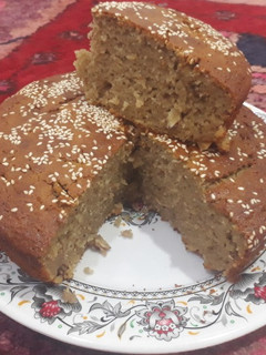 عکسی از دستور کیک سیب دارچین
