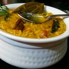 A picture of Moong dal khichdi.
