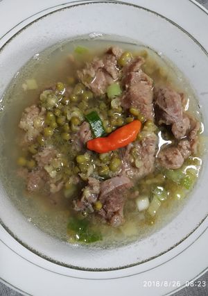 Foto resep Kaldu Daging Kacang Ijo Khas Madura