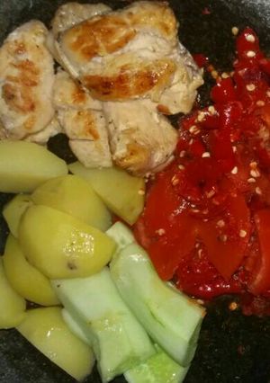 Foto resep Menu diet day 1/lunch
