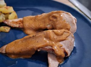 Une photo de Aiguillette de canard caramélisé