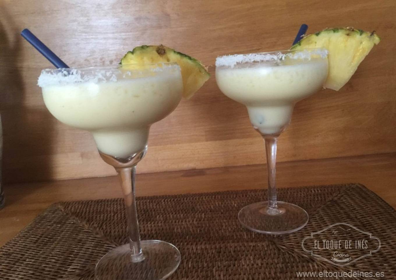 Granizado de piña y coco