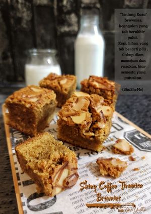 Foto resep Shiny Coffee Tiramisu Brownies