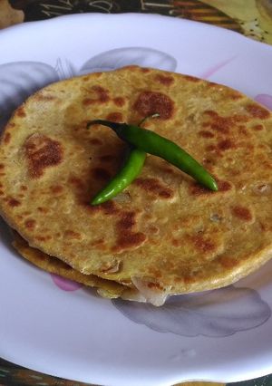 A picture of Bhakri Gujarati recipe.