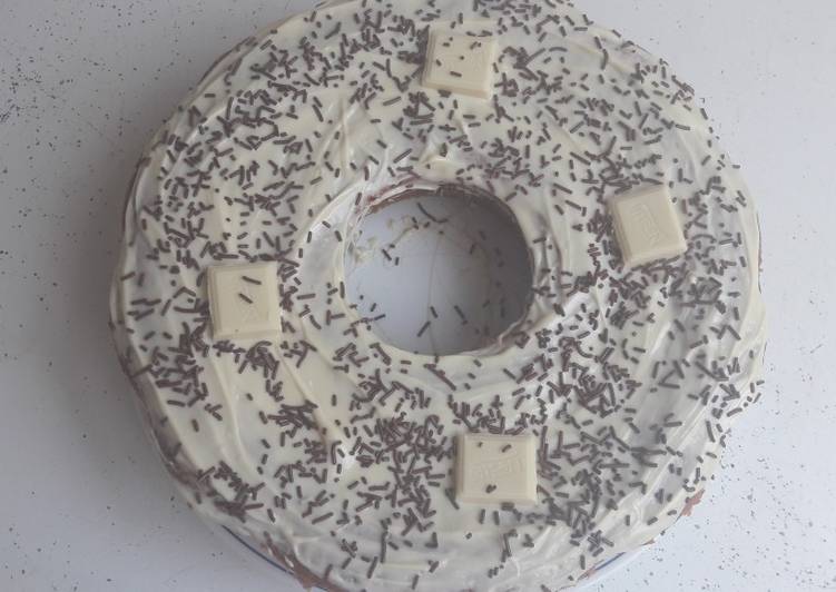 Bizcocho al "chocolate blanco"