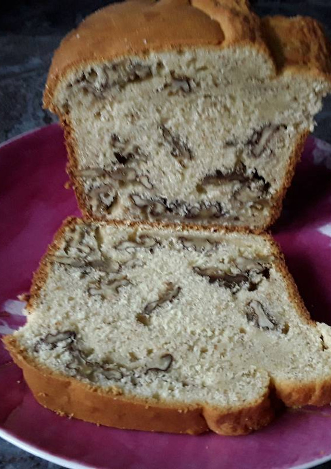 Una foto de Bizcocho de nueces