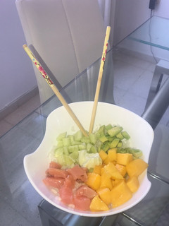 Una foto de Poke bowl a mi manera