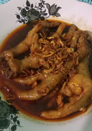 Foto resep Ceker lunak mentega manis