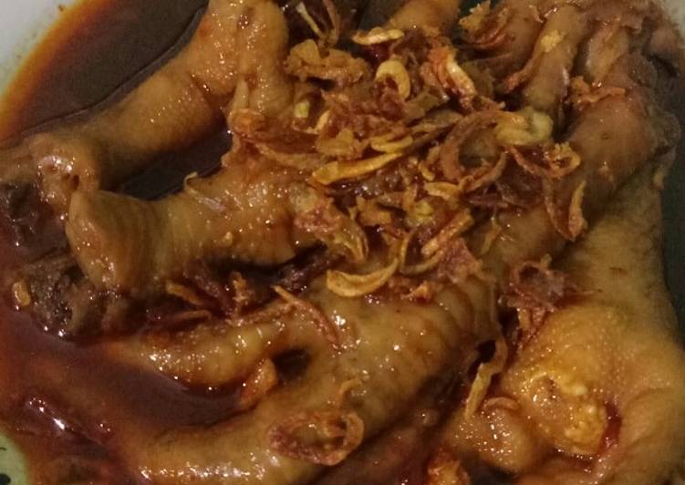 Ceker lunak mentega manis