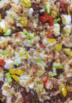 صورة لوصفة بيتزا الطاسة السريعة