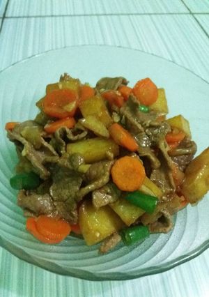 Foto resep Tumis Daging Saus Tiram