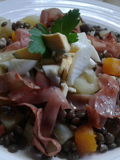 Una foto de Ensalada nutritiva de lentejas