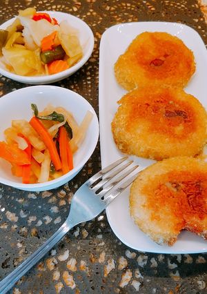Hình của món Bánh TÉT chiên giòn.