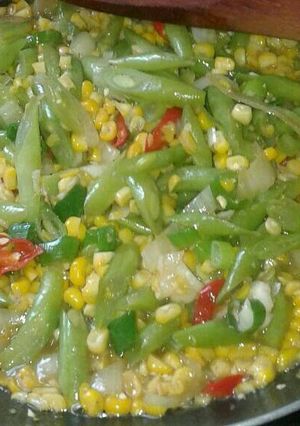 Foto resep Tumis buncis jagung