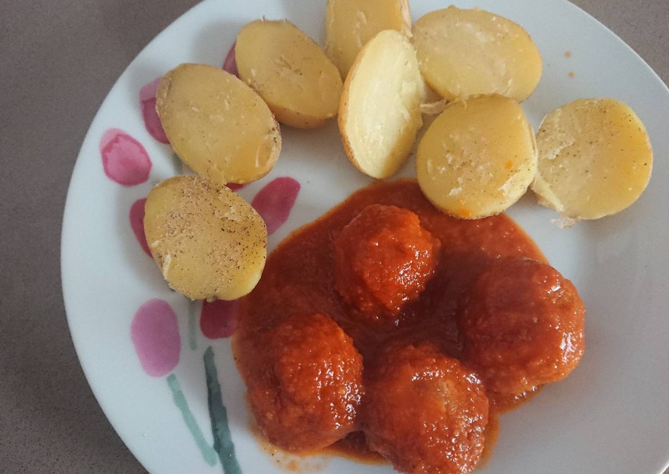 Albóndigas en salsa en Thermomix