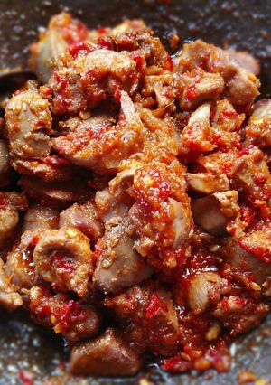 Foto resep Hati - Ampela Ayam Balado