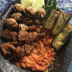 รูปของ Empal + Bakso Penyet