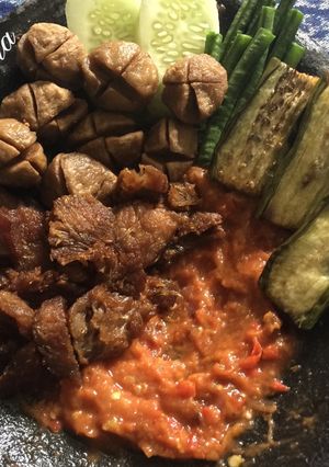 Foto resep Empal + Bakso Penyet