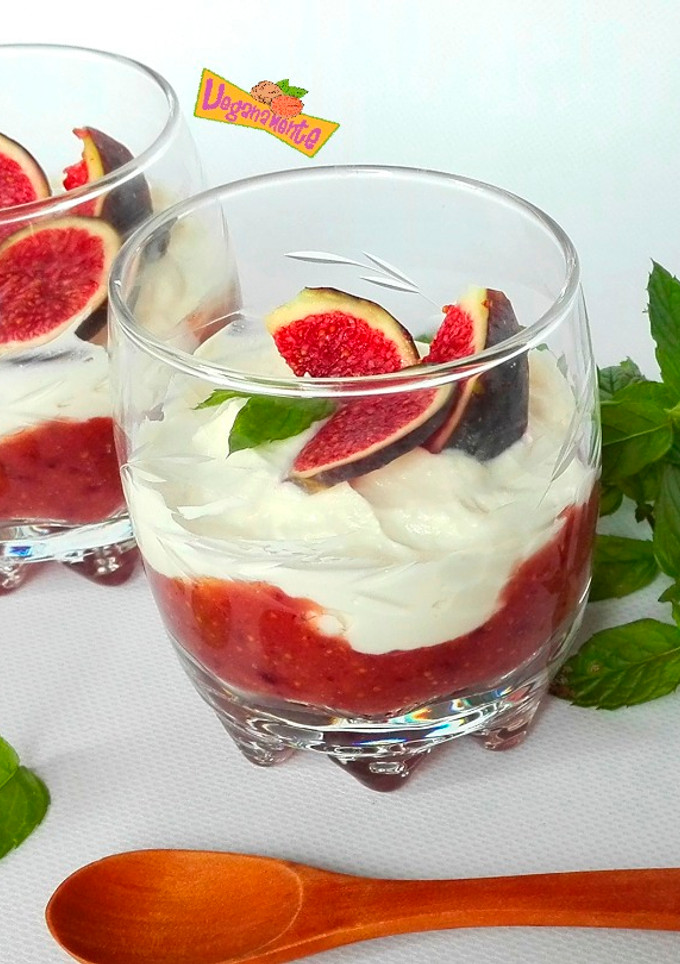 Una foto de Postre de Queso e Higos