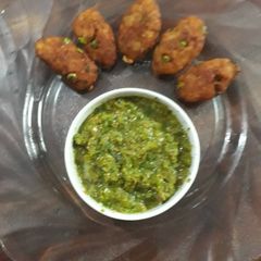 Spicy peas potato Nuggets A picture of Spicy peas potato Nuggets.