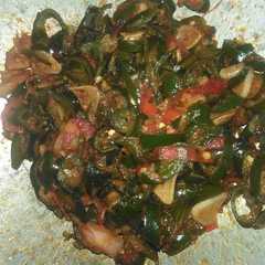 A picture of Tumis Cabe Hijau.