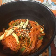 A picture of Carrot Fry for Obentou Lunch Box.