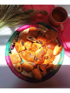 عکسی از دستور کلوچه خرما و گردو (لقمه ای)