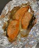 味增烤鮭魚（簡單料理）