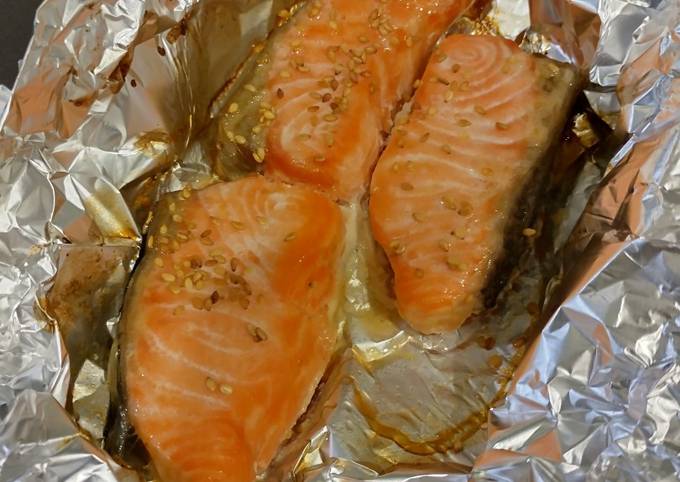 味增烤鮭魚（簡單料理） 食譜成品照片