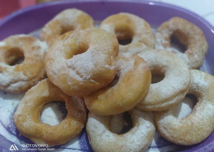 Bahan Donat jadul No Telur 😍😍 | Cara Buat Donat jadul No Telur 😍😍 Yang Enak Banget