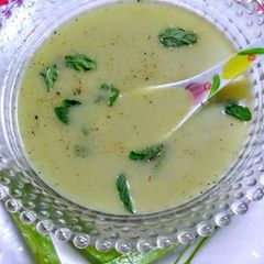 A picture of Aloevera soup.