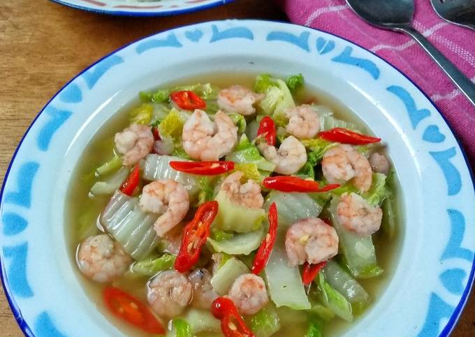 Resep Cah Sawi Putih Dan Udang Oleh Syifa Hana Cookpad