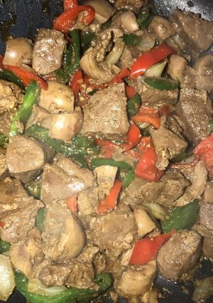 A picture of Liver and kidney sauce.