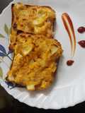 ওপেন গ্রীল টোস্ট (Open grill toast recipe in Bengali)