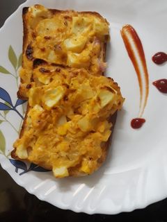 ওপেন গ্রীল টোস্ট (Open grill toast recipe in Bengali) রেসিপির প্রধান ছবি