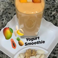 A picture of Mix Fruit Smoothie With Greek Yogurt.