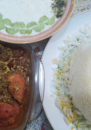 عکسی از دستور خورشت شوید خولی