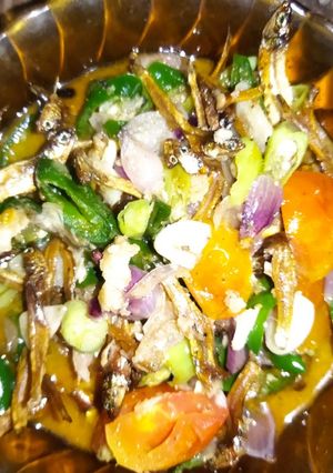 Foto resep Tumis ikan teri cabai hijau