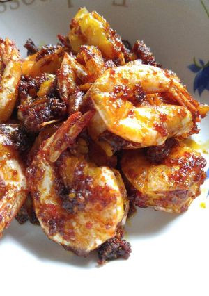 Foto resep Udang goreng bumbu