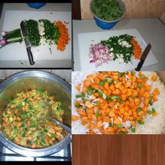 Rice and Vegetables A picture of Rice and Vegetables.