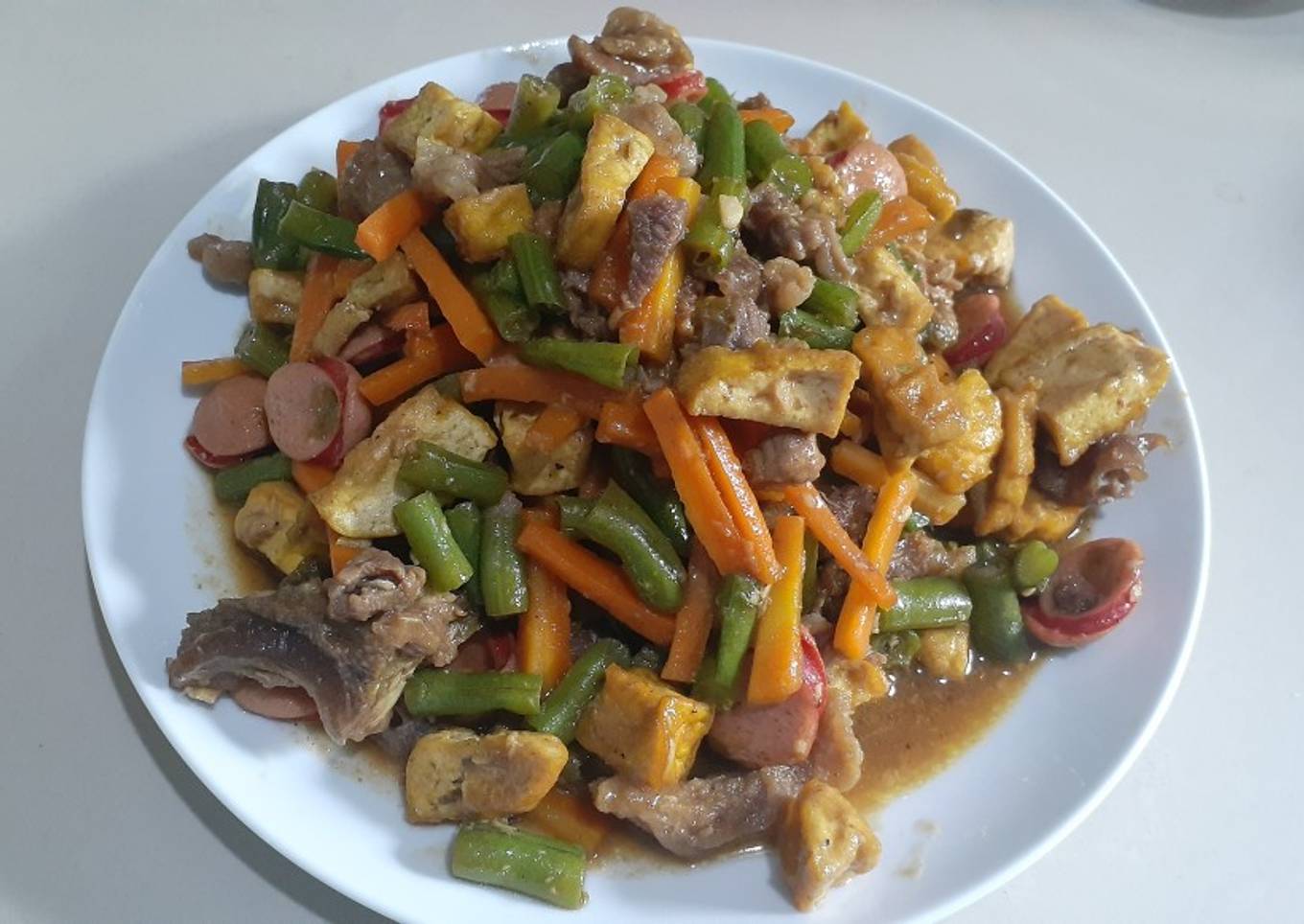 Oseng-oseng Tetelan Campu-campur