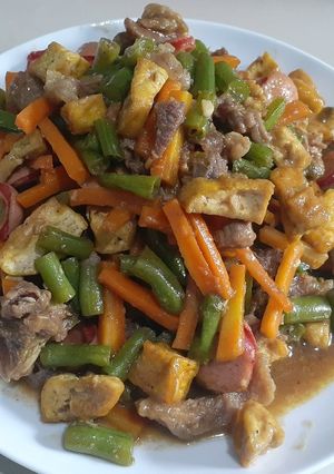 Foto resep Oseng-oseng Tetelan Campu-campur