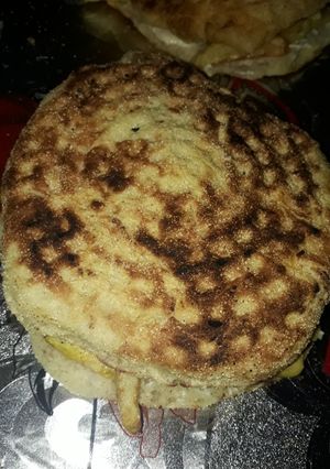 صورة لوصفة برغر بالمطلوع
