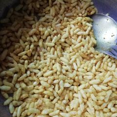 Crispy puffed rice A picture of Crispy puffed rice.