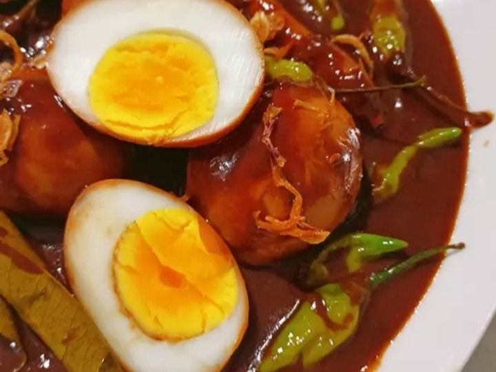 Resep: Telur Bumbu Petis Enak Terbaru