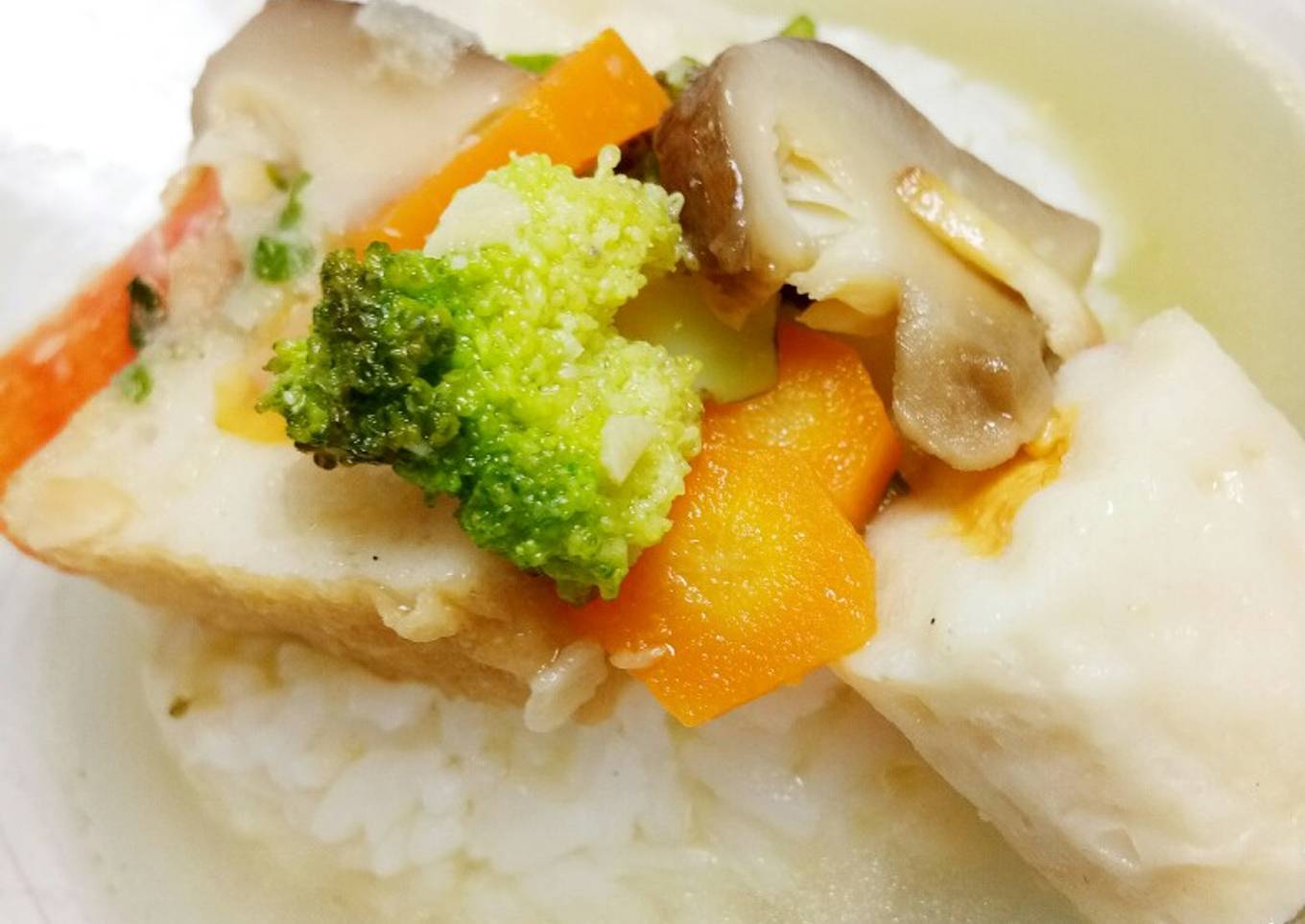 Sup Jamur Kaldu Ayam