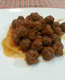 Albondigas paleo en salsa roja