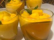 A picture of mango puree