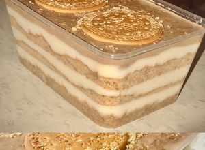 Foto resep Milky Regal Dessert Box with Almond and Cheese