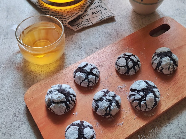 Cara Gampang Menyiapkan Choco Crinkle Cookies yang Bisa Manjain Lidah